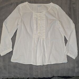 GAP Classic White Women's Blouse Large